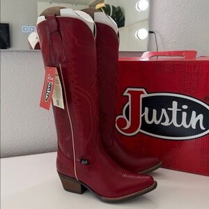 Justin Boots Women's Bold Red Western Boots